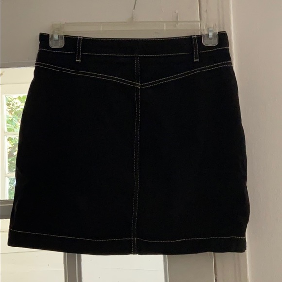 Topshop Moto Black Denim mini skirt - Picture 2 of 3